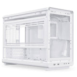 Кутия Lian Li DAN A3-mATX Wood Edition White, Tempered Glass, Micro Tower