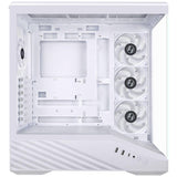 Кутия Lian Li Vector V100 ARGB Mid-Tower, Tempered Glass - White