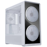 Кутия Lian Li LANCOOL 217 INF RGB Mid-Tower, Tempered Glass - Бял