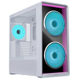 Кутия Lian Li LANCOOL 217 INF RGB Mid-Tower, Tempered Glass - Бял