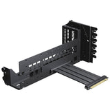 Phanteks Premium PCIe Gen 5 Vertical GPU Bracket, DRGB, with PCIe 5.0 Riser Cable - 220mm, Black