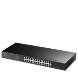 Суич Cudy GS1024L, 24x порт, 10/100/1000, за 19" шкаф, метален