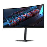 Гейминг монитор GIGABYTE GS34WQCA - 34" VA 1500R Curve WQHD(3440x1440), 120Hz, 1ms, HDR Ready, FreeSync Premium