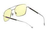 Компютърни очила GUNNAR White Wolf - Steel/Umber - Amber