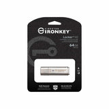 USB памет KINGSTON IronKey Locker+ 50 - 64GB XTS-AES 256-bit