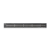 Суич ZyXEL GS-2220-50, 48-портов Layer2+, 44x Gb+ 4x Gbcombo (RJ45/SFP) + 2x Gb SFP, управляем
