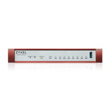 Защитна стена ZYXEL USG FLEX 100H 8x1Gbps, 1xUSB, без лиценз