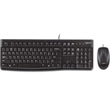 Kомплект клавиатура с мишка Logitech MK120 US-Layout - Черна