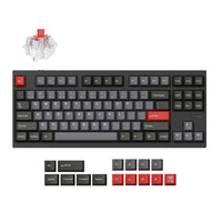 Механична клавиатура Lemokey L4 QMK TKL Navy Blue - Keychron Super Red Switch