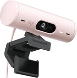 Logitech BRIO 500 Rose Full HD уеб камера, микрофон, USB