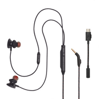 Слушалки JBL Quantum 50C, In Ear, Черен