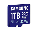Карта памет Samsung PRO Plus 1 TB, microSDXC UHS-I Class 10, с адаптер