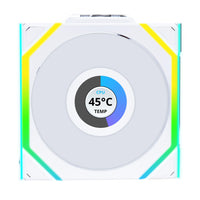 Вентилатори 3бр Lian Li UNI FAN SL Wireless LCD ARGB PWM - 120 mm Бели