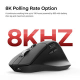 Безжична мишка Keychron M6S-A23 8000Hz - Black