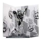 Фигурка FMarvel Spider-Man (Line Art) 1:10th Scale Collectible with Scene (Spider-Man #6) Gold Label
