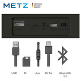 METZ Блутут колона Sound 2 Mini /soundbar/, 10W, LED,FM радио, SD слот