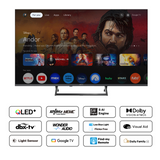 METZ Телевизор 50" 50MQF7500Z UHD QLED SMART TV, 120Hz, 4K, Google TV, 126.0см