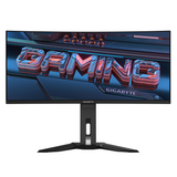 Гейминг монитор GIGABYTE MO34WQC - 34" QD-OLED, WQHD, 175Hz, 0.03ms, Vesa ClearMR 10000, HDR 400, KVM