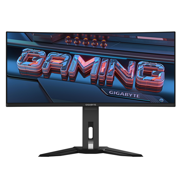 Гейминг монитор GIGABYTE MO34WQC - 34" QD-OLED, WQHD, 175Hz, 0.03ms, Vesa ClearMR 10000, HDR 400, KVM