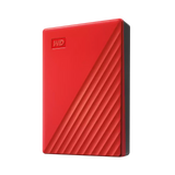 Външен хард диск Western Digital My Passport, 4TB, 2.5" - Червен