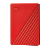 Външен хард диск Western Digital My Passport, 4TB, 2.5" - Червен