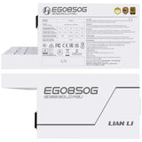 Захранващ блок Lian Li EDGE EGO850 White 850W 80+ Gold PCIe 5.1, ATX 3.1