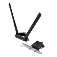 Безжичен адаптер ASUS PCE-BE92BT WiFi 7 PCI-e две външни антени и Bluetooth 5.4