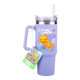 Чаша Paladone: Minecraft - Purple 900ml Multiway Travel Cup Straw,  PP14948MCF