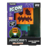 Статуетка Paladone Icons: Minecraft - Zombie Jack O Lantern Light PP15302MCF