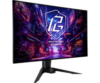 Геймърски Монитор ASRock PGO32UFS 32" OLED Dual Mode UHD/FHD 240/480Hz, 0.3ms