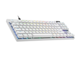 Геймърска механична клавиатура Logitech G Pro X RAPID TKL, Magnetic Analog Switch, Бял
