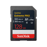SanDisk Карта памет Extreme Pro SDXC 128GB 300MB/s & 300Mb/s Class 10 V90 UHS-II