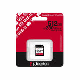 Карта памет Kingston Canvas React Plus V60 UHS-II 512GB