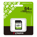 Карта памет Kingston Canvas Select Plus SD 64GB