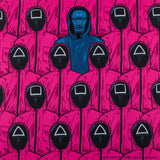 Пад за мишка Netflix Squid Game - Front Man And Guards Desk Mat