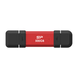 Външен SSD Silicon Power DS72 Red - 500GB