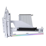 Брекет и кабел Lian Li 4 Slots Vertical GPU Kit v3, PCIe 5.0 за вертикален монтаж на видео карта - Бял