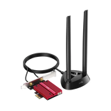 Мрежова карта Cudy WE9300S, Tri-Band WiFi 7 PCI-e, 5760 + 2880 Mbps