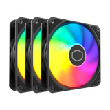 Комплект вентилатори 3-Pack Cooler Master MasterFan MF120 Lite ARGB