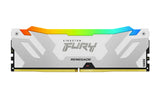 Памет Kingston Fury Renegade White RGB 32GB(2x16GB) DDR5 6000MHz CL32 KF560C32RWAK2-32