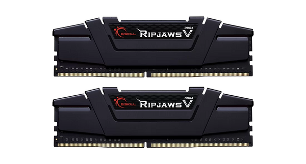 Памет G.SKILL Ripjaws V Black 32GB(2x16GB) DDR4 PC4-28800 3600MHz CL18 F4-3600C18D-32GVK