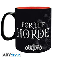 Чаша ABYSTYLE WORLD OF WARCRAFT - Horde, 460 ml, Черен