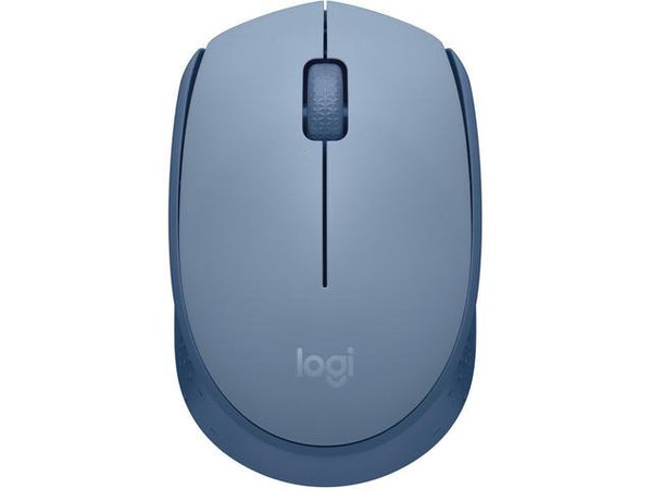 Безжична оптична мишка LOGITECH M171, USB, Син/Сив