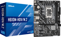 Дънна платка ASRock H610M-HDV/M.2, LGA1700, DDR4, mATX