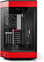 Кутия HYTE Y60 Tempered Glass, Mid-Tower, Черно и Червено