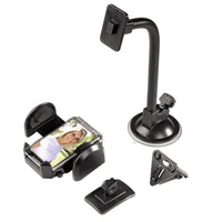 Car stand and glass for Hama Multi-Holder phones, 4-11cm