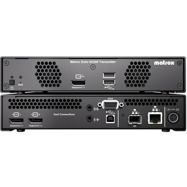 KVM трансмитер Matrox XTO3-N3208RX, SPF,  До 2 монитора