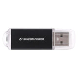 USB памет SILICON POWER Ultima II, 16GB, USB 2.0 Черен