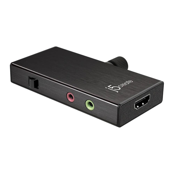 Кепчер адаптер j5 create JVA02, HDMI  към USB-C, PD(Power delivery), Черен