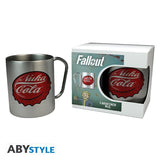 Чаши ABYSTYLE FALLOUT Mug Carabiner Nuka Cola, Метална, Сребрист